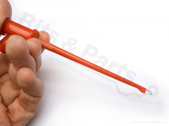 IC probe clip 139mm / 4mm red 